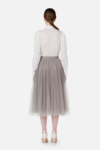 【未使用】THE TOE IRIS TULLE SKIRT GRAY Grey tulle skirt – BU Club