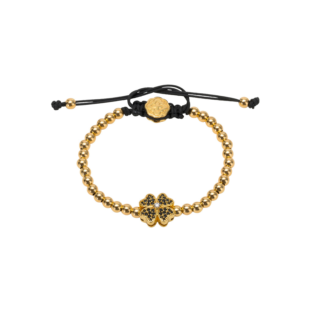 Gold Four Leaf Clover Bracelet