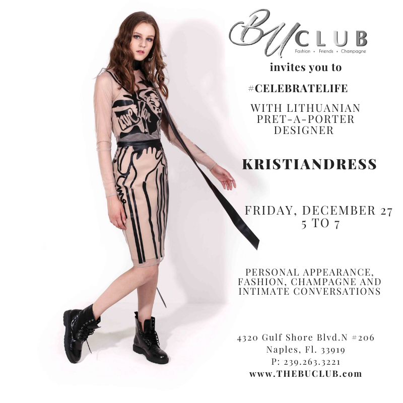 Celebrate Life with Pret-A-Porter designer KRISTIANDRESS