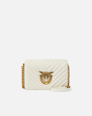 White mini Love bag Click