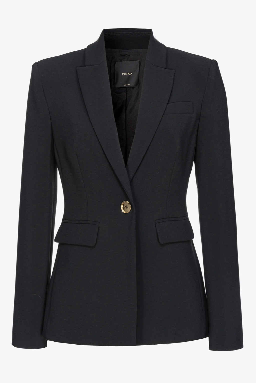 Black single breasted classic blazer