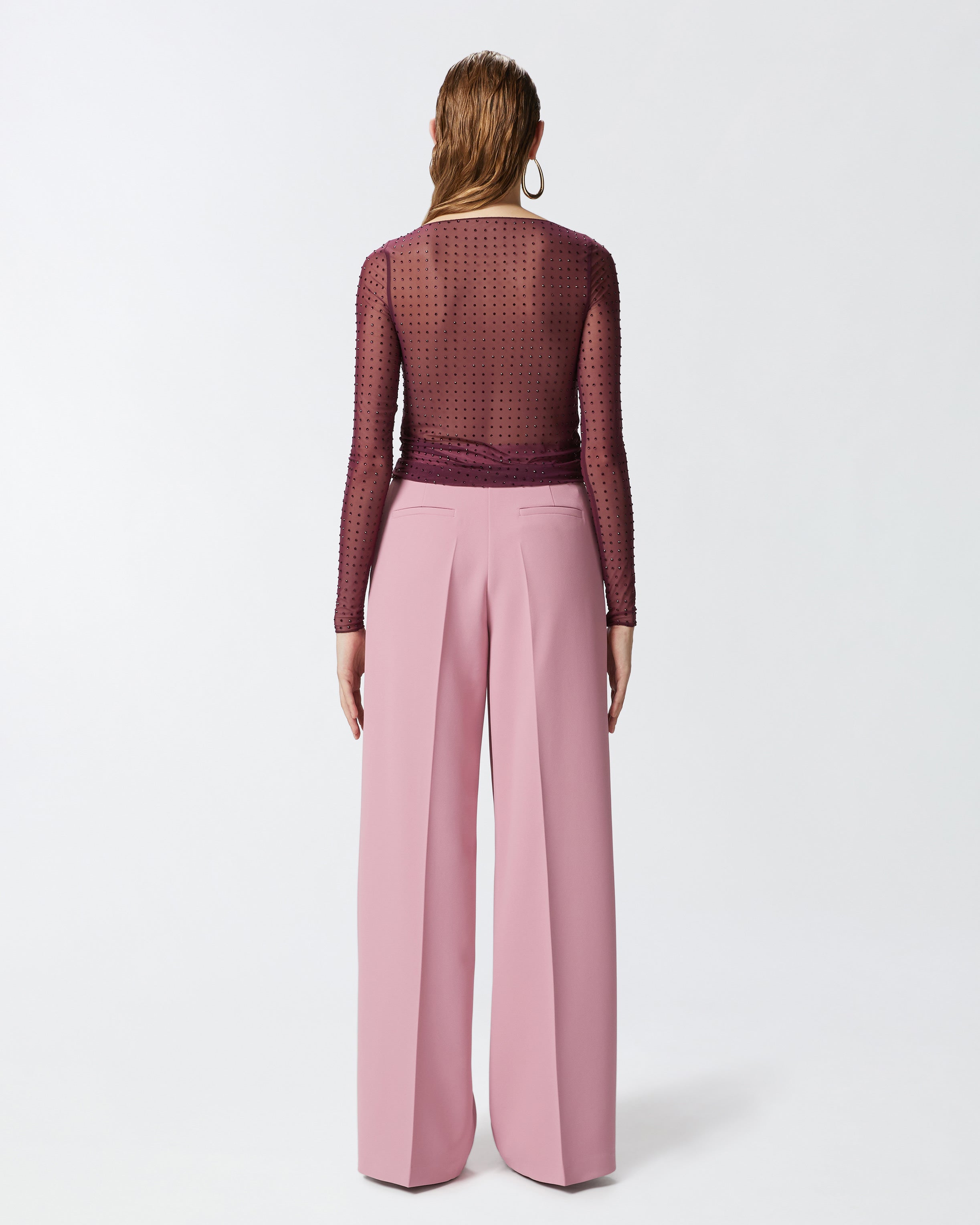 Dusty rose palazzo pants