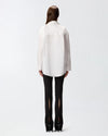 White shirt with bejeweled front