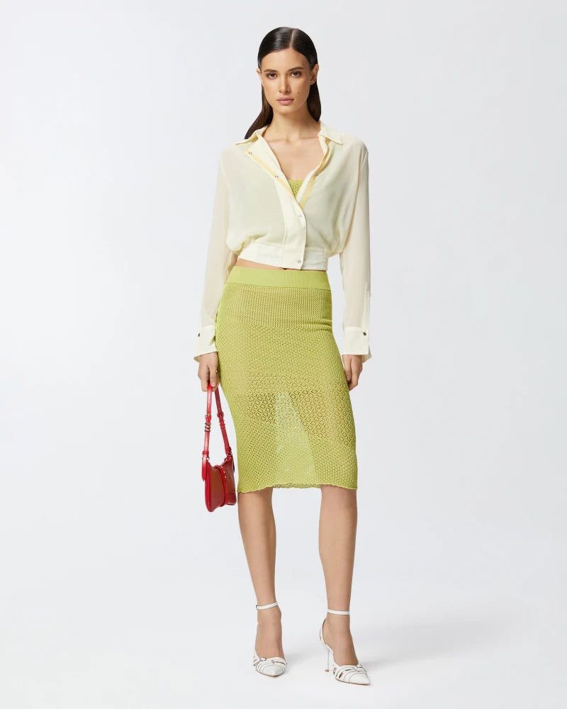 Cream lightweight bomber jacket top