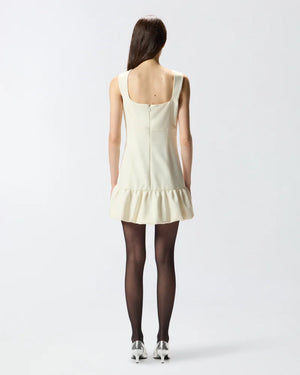 Ivory short sleeveless dress