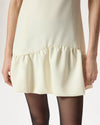 Ivory short sleeveless dress