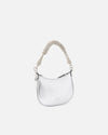 Silver half moon small bag
