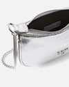 Silver half moon small bag