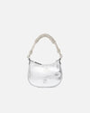 Silver half moon small bag