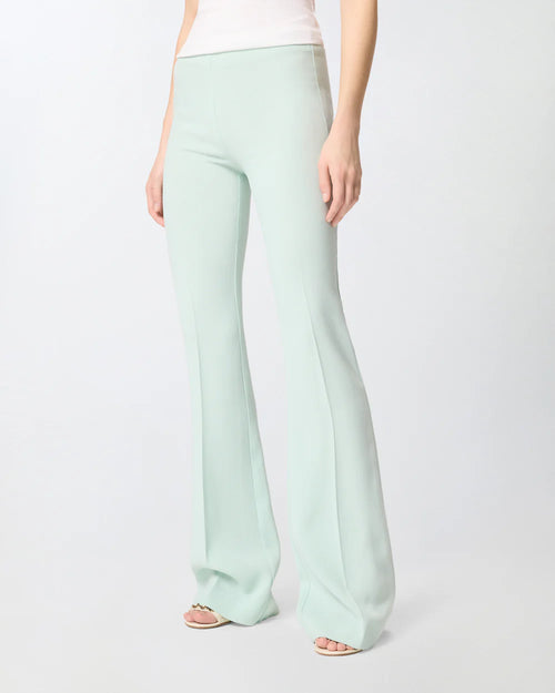 Aqua flared trousers