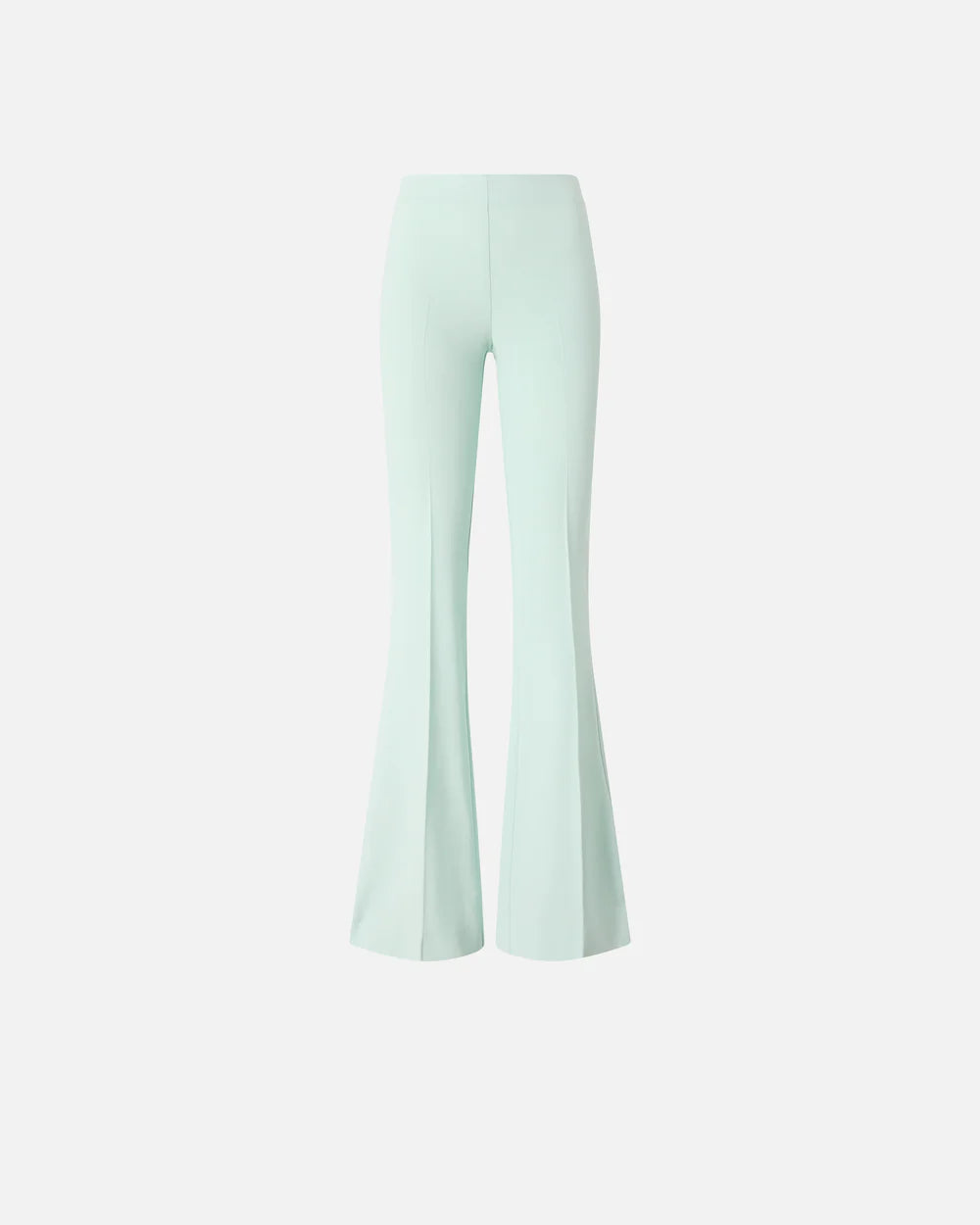 Aqua flared trousers
