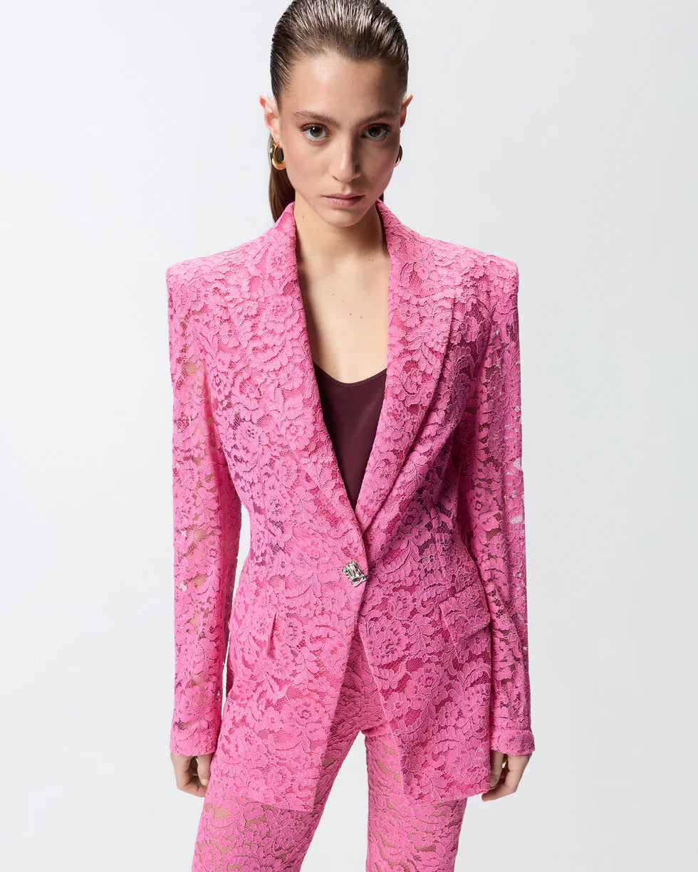 Pink lace jacket