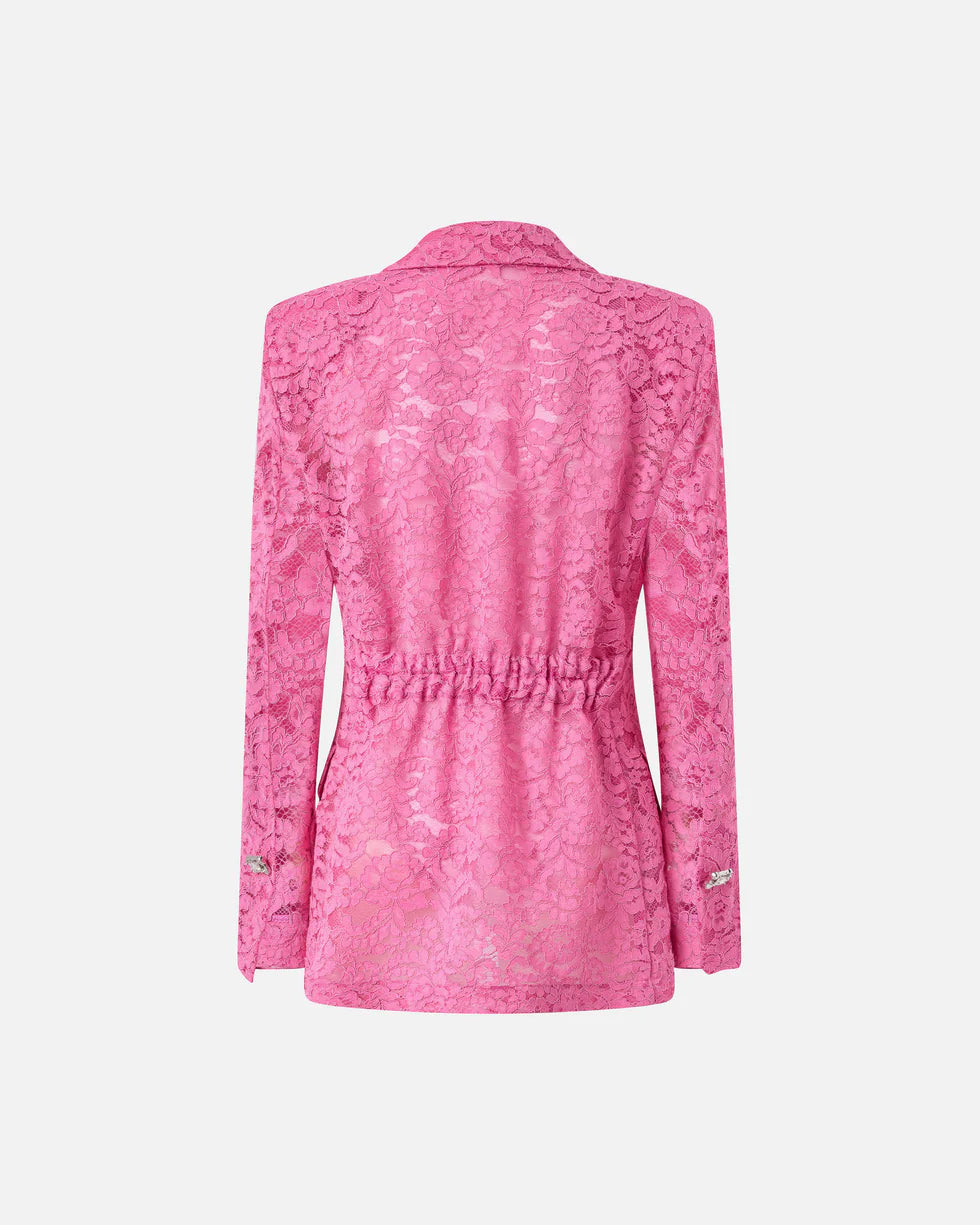 Pink lace jacket