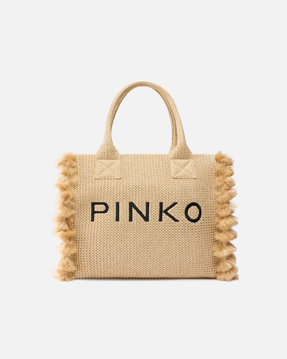 Tan raffia Beach  tote bag