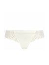 Ivory lace thong