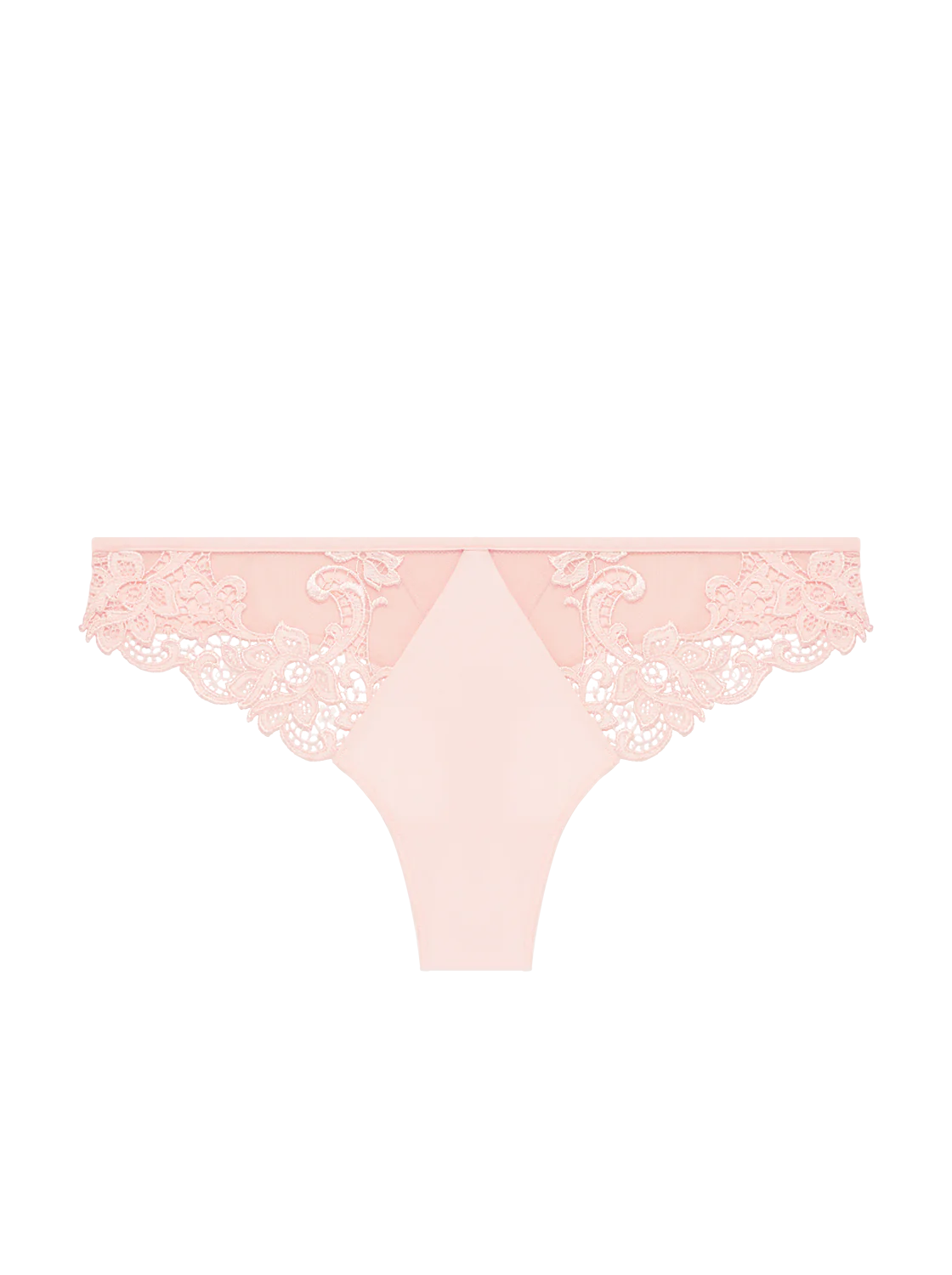 Blush lace thong