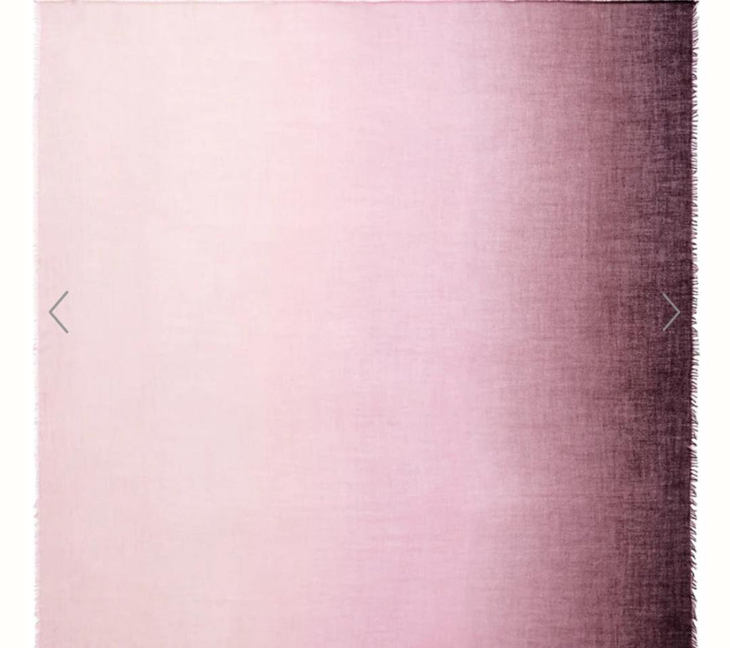 Rose wave cashmere square scarf