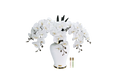 White Imperial Orchid in a white vase home fragrance