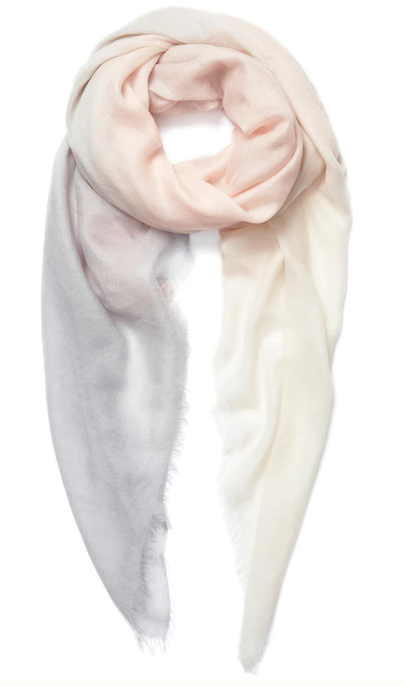 Pearl wave cashmere square scarf