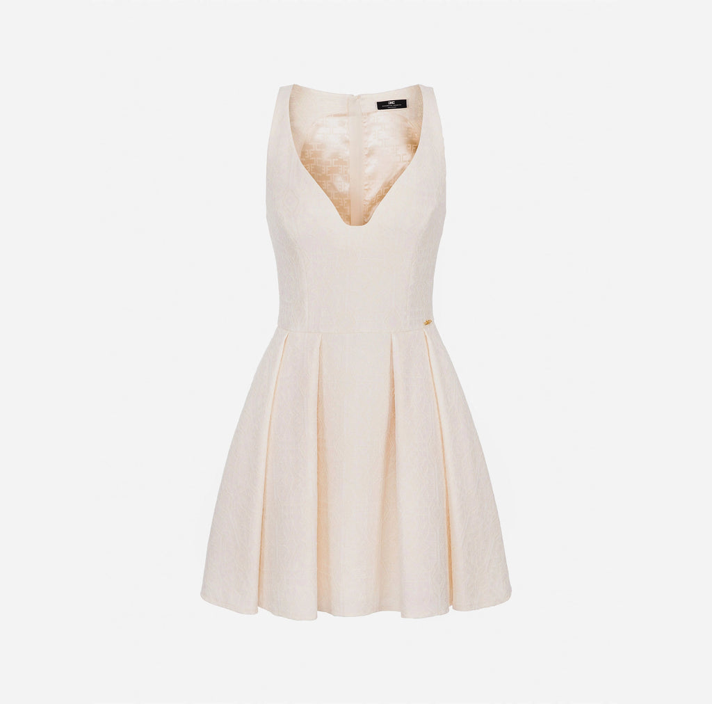 Ivory lace doll dress