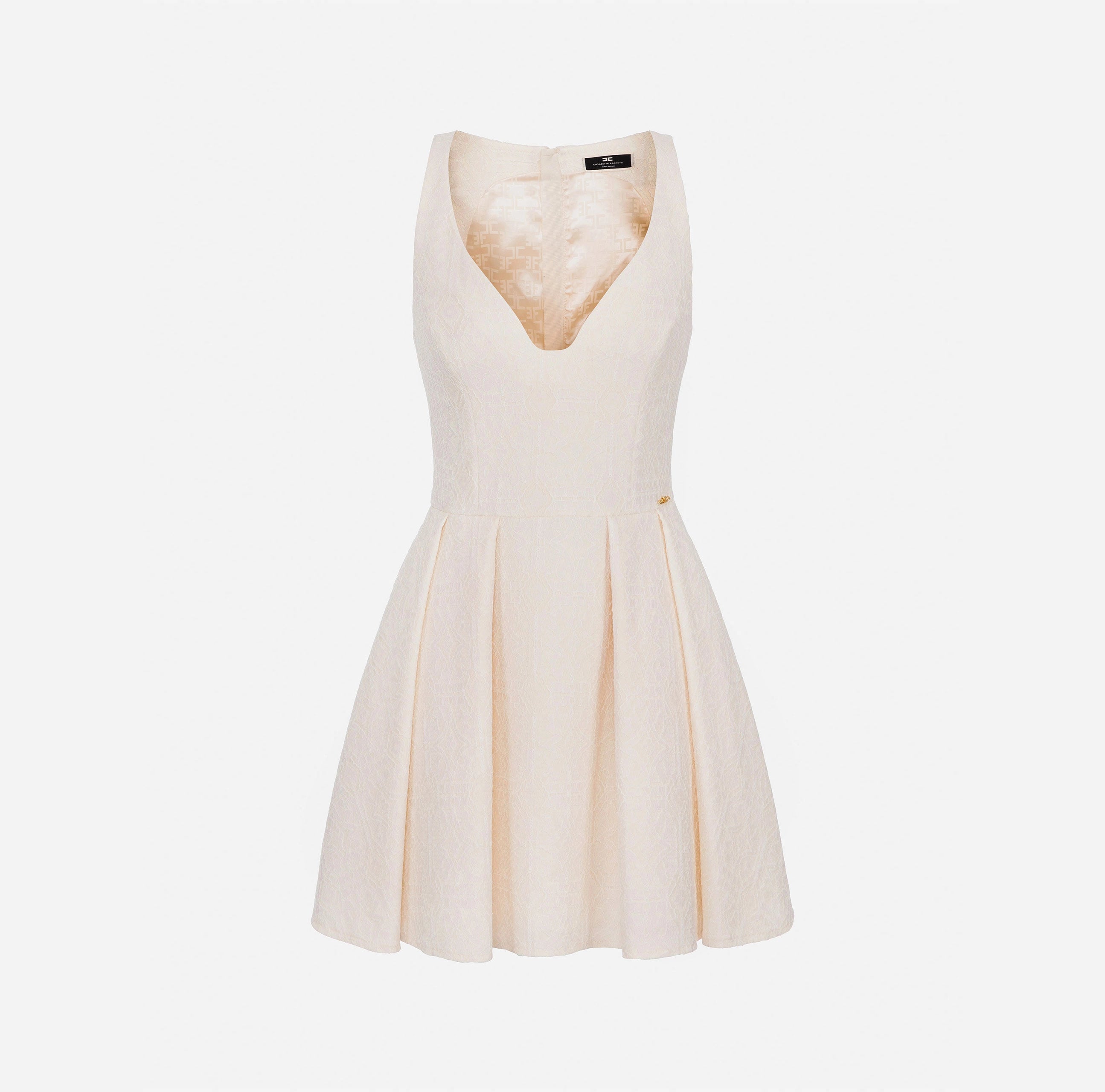 Ivory lace doll dress