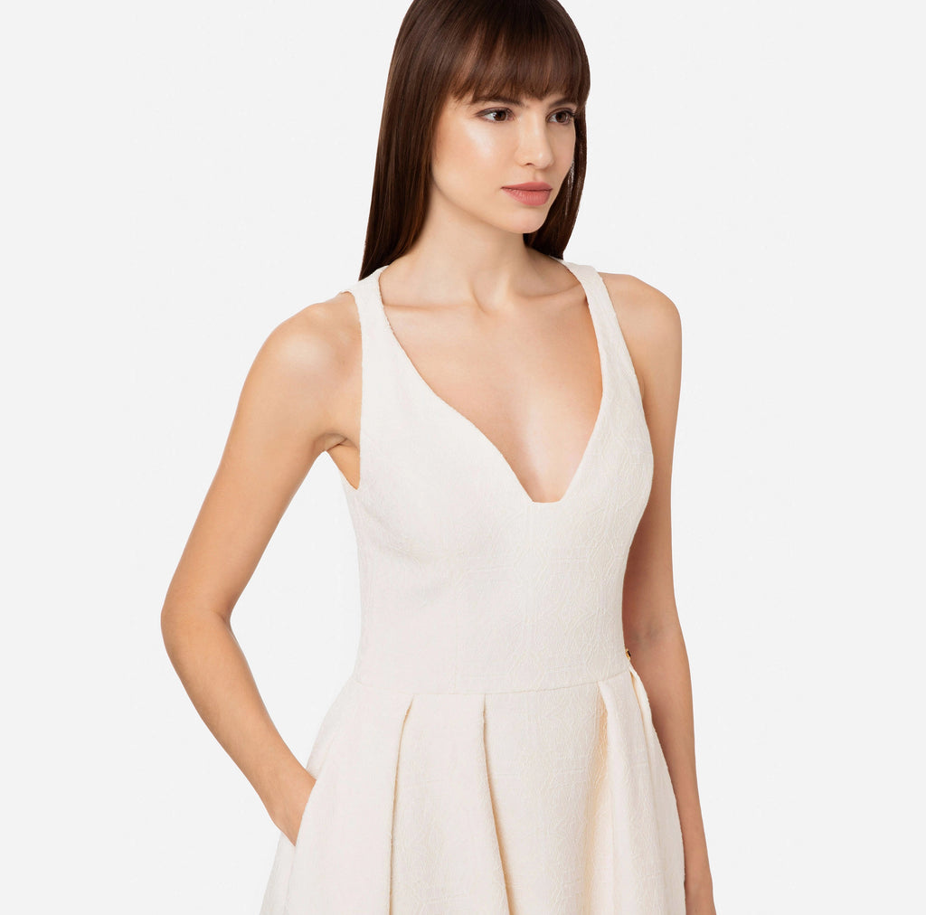 Ivory lace doll dress