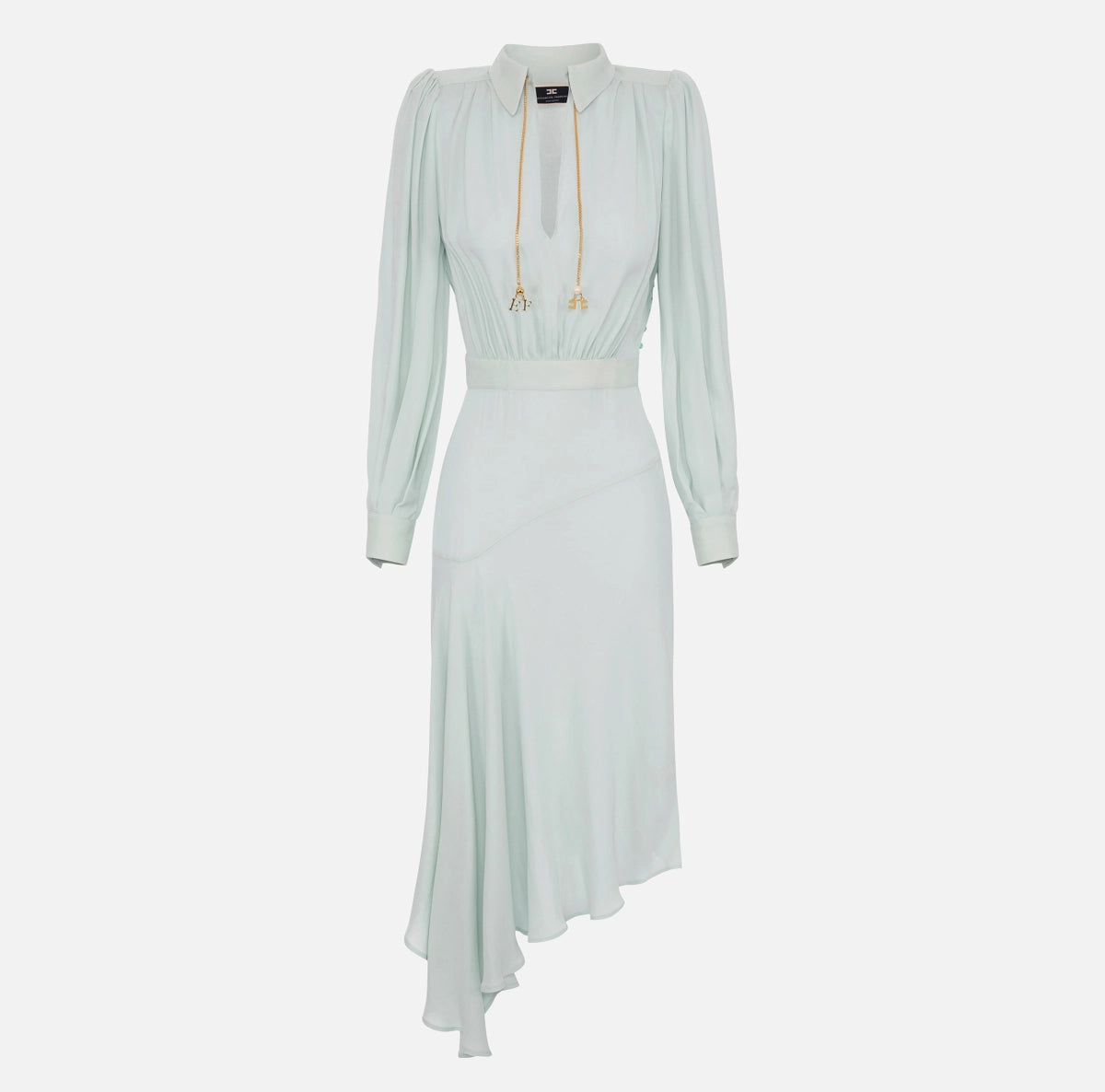 Mint asymmetric dress