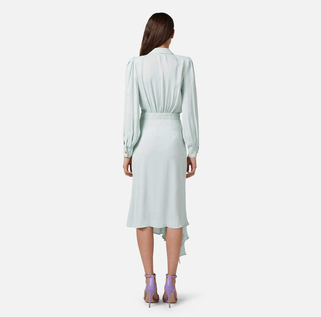 Mint asymmetric dress