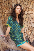 Azizi silk satin short pajama set