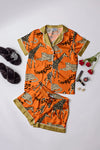 Orange Vaani short pajama