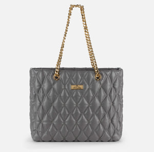 Grey shopper bag