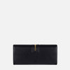 Black baguette clutch bag