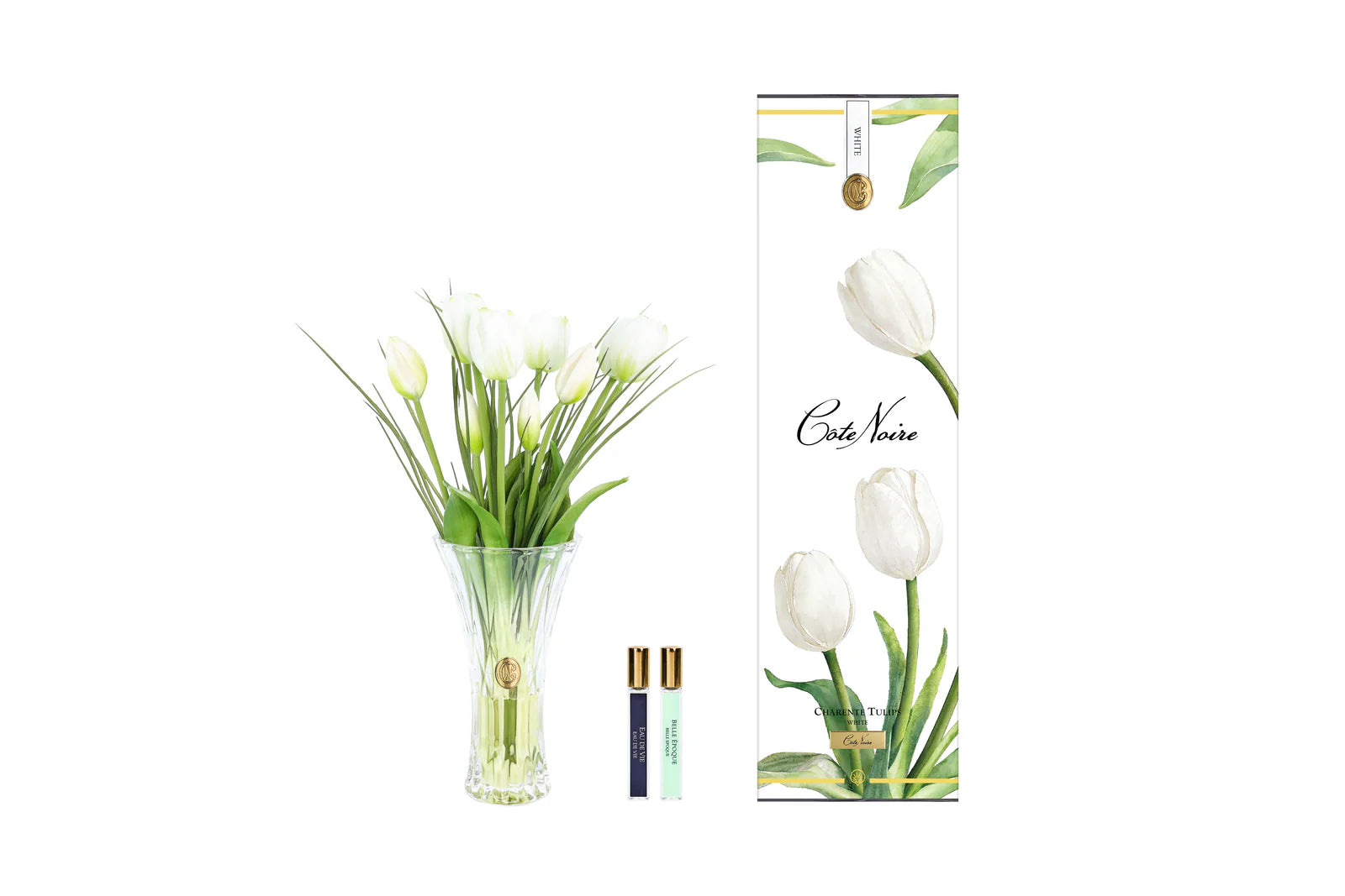 White Charente Tulips diffuser