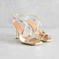 Gold Clizia Sandal
