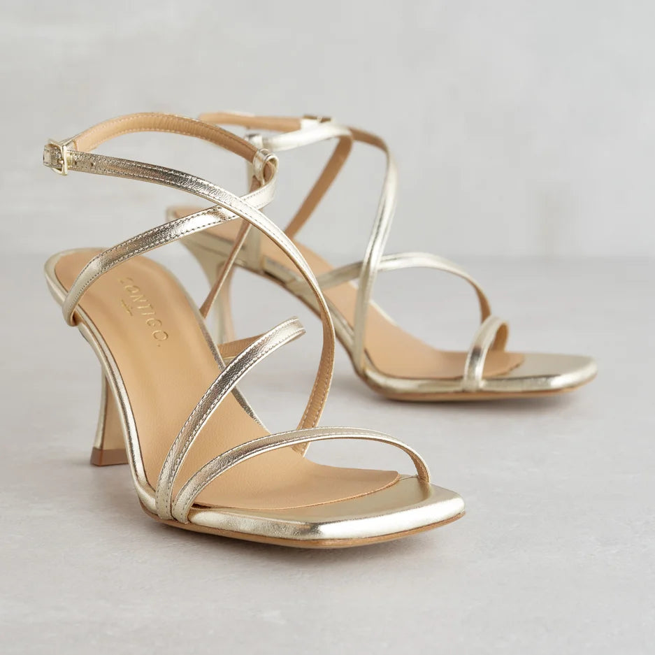 Gold CLIO 7cm Sandal