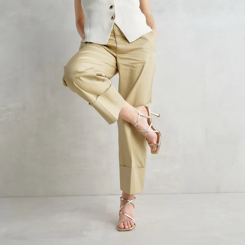 Gold CLIO 7cm Sandal