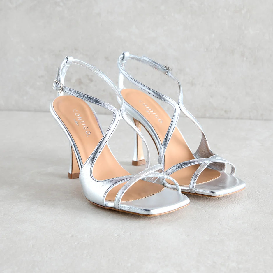 Silver Clizia Sandal