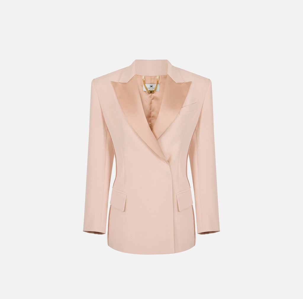 Nude oversized jacket