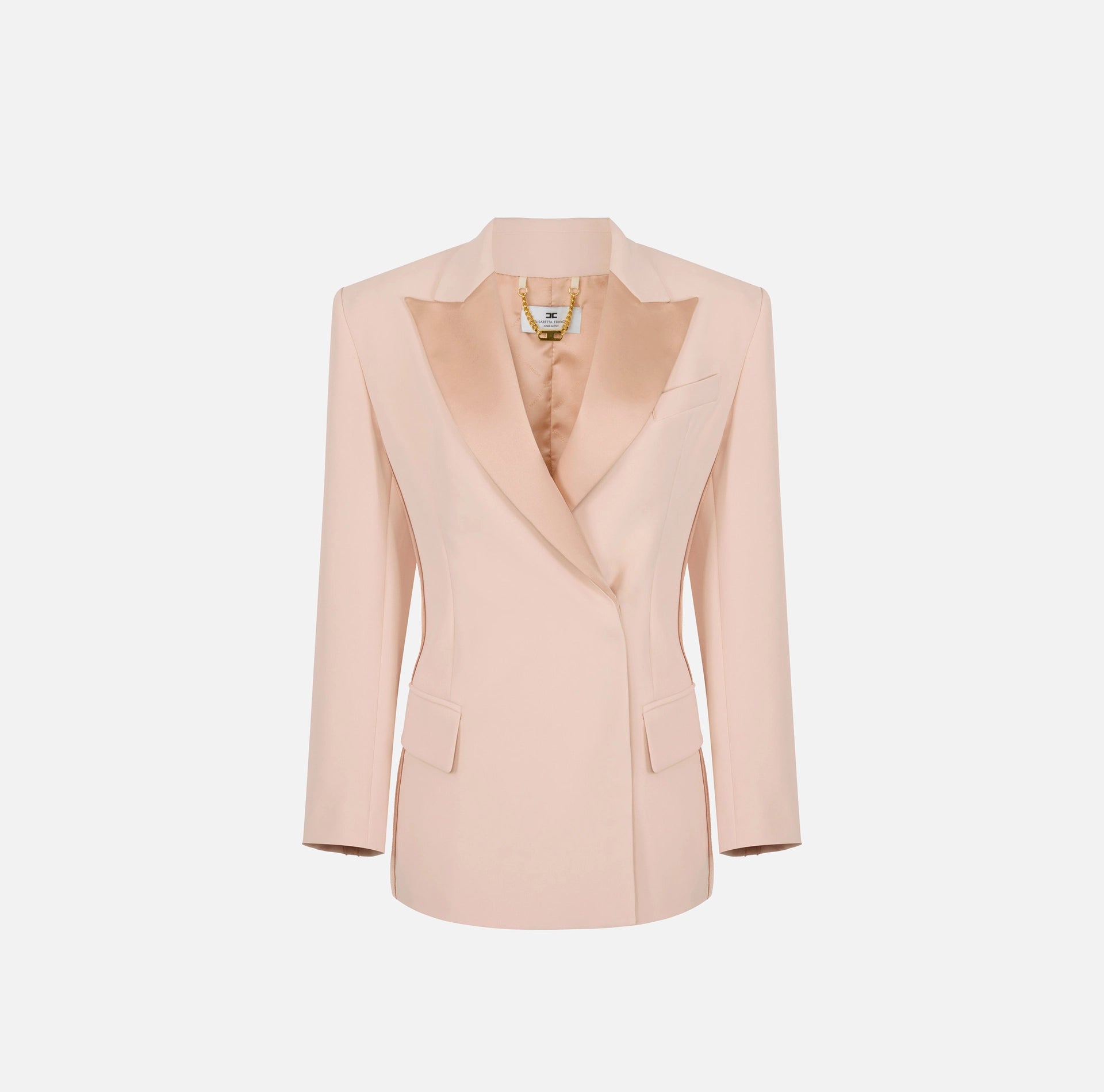 Nude oversized jacket