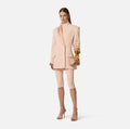 Nude oversized jacket