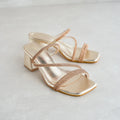 Gold Cassia Mule with Crystals