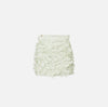 Mint micro bows mini skirt
