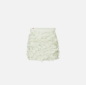 Mint micro bows mini skirt