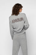 Grey Amour sweater