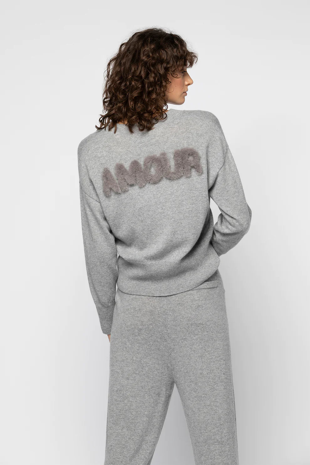 Grey Amour sweater