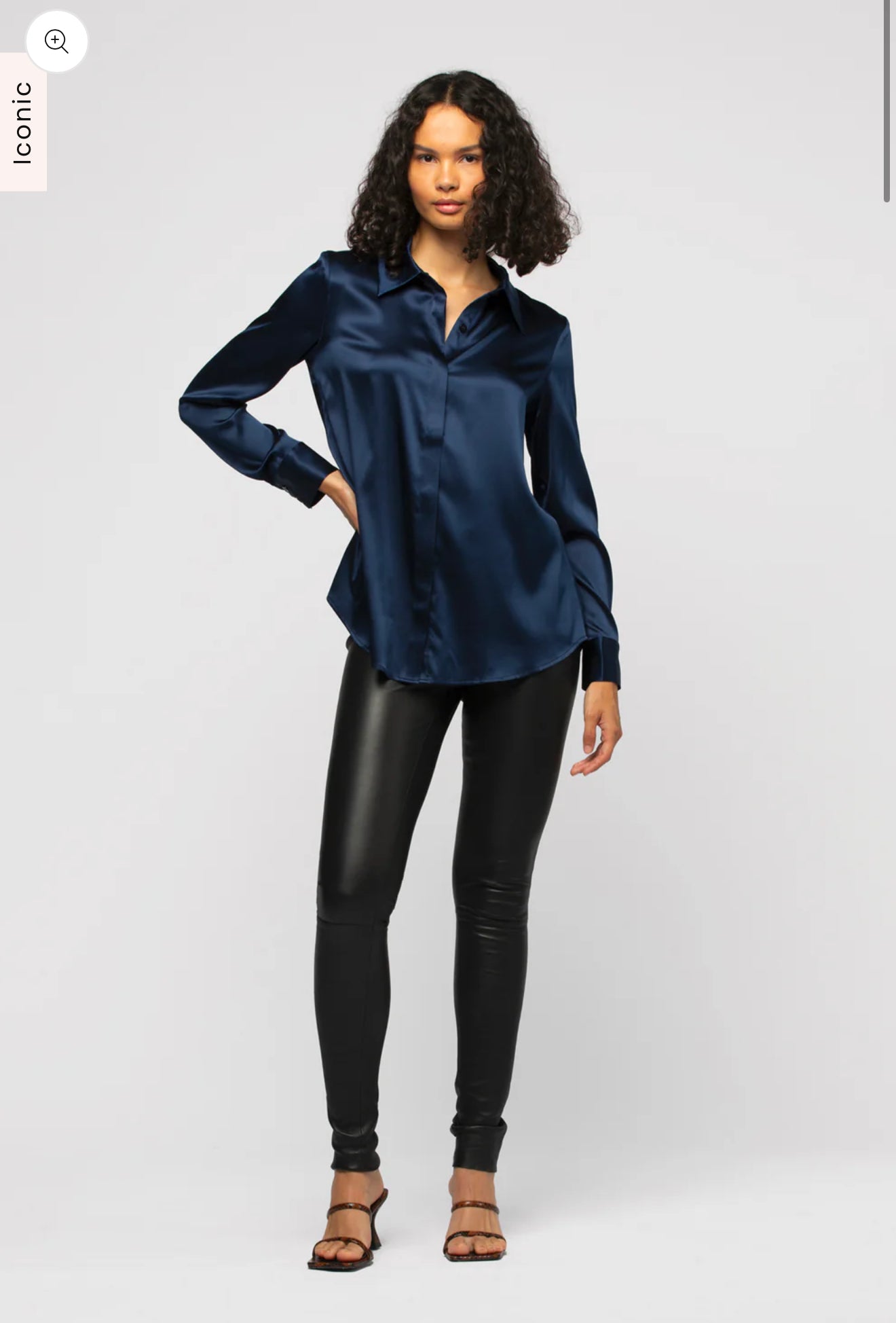 Black leather leggings