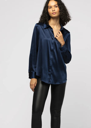 Black leather leggings