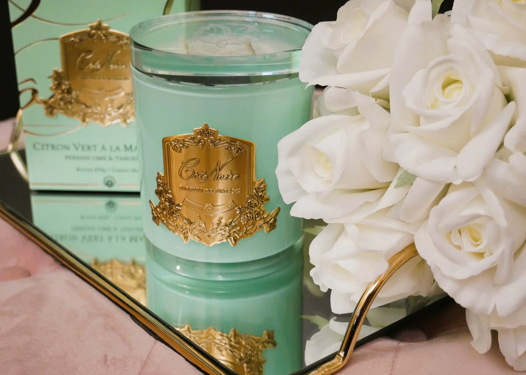 Tiffany blue Persian lime luxury Candle