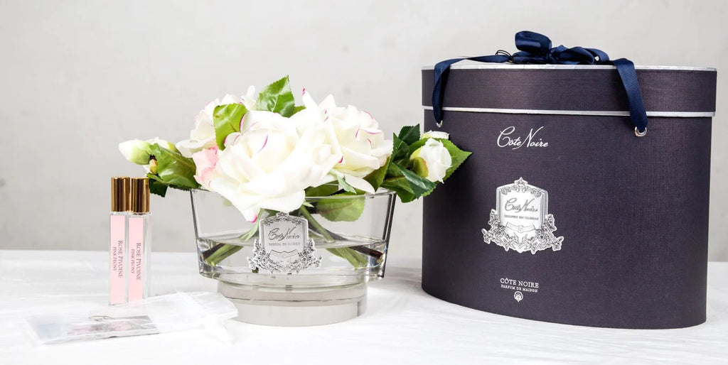 Blush Oval luxury roses bouquet diffuser