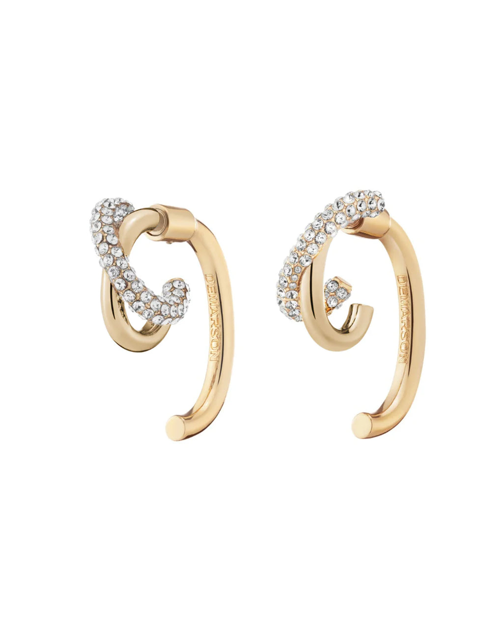 Gold Axis Luna Earrings
